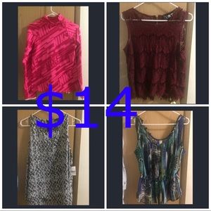 7 pieces of women’s clothes size L